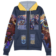Ultramarines Space Marine 40k Streetwear Zip Hoodie Jacket