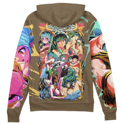Urusei Yatsura Streetwear Zip Hoodie Jacket