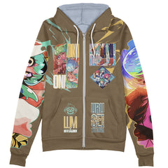 Urusei Yatsura Streetwear Zip Hoodie Jacket