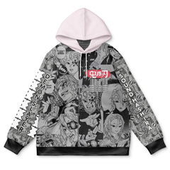Tengen Uzui Manga Collage Demon Slayer Streetwear Hoodie