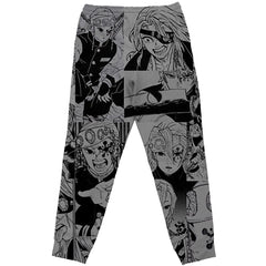 Tengen Uzui Manga Collage Demon Slayer Streetwear Sweatpants