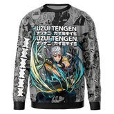 Tengen Uzui Manga Collage Demon Slayer" Streetwear Sweatshirt