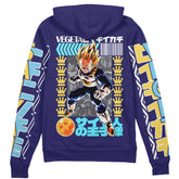 Vegeta V2 Dragon Ball Z Streetwear Zip Hoodie Jacket