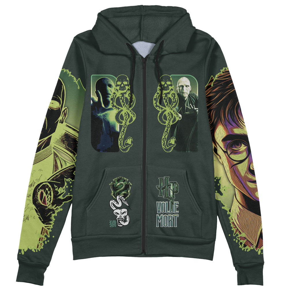 Voldemort Harry Potter Streetwear Zip Hoodie Jacket