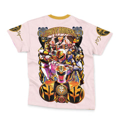 White Ranger Mighty Morphin Power Rangers Streetwear T-Shirt