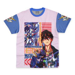 Heero Yuya x Wing Zero Gundam Wing Endless Waltz Streetwear T-Shirt