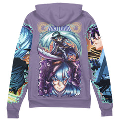 Wistoria Wand and Sword Streetwear Zip Hoodie Jacket