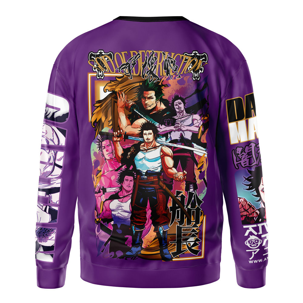 Yami Sukehiro V4 Black Clover Streetwear Sweatshirt