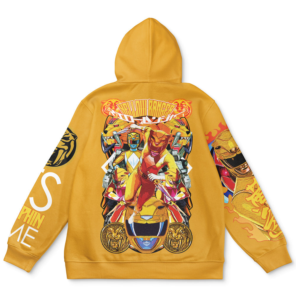 Yellow Ranger Mighty Morphin Power Rangers Streetwear Hoodie