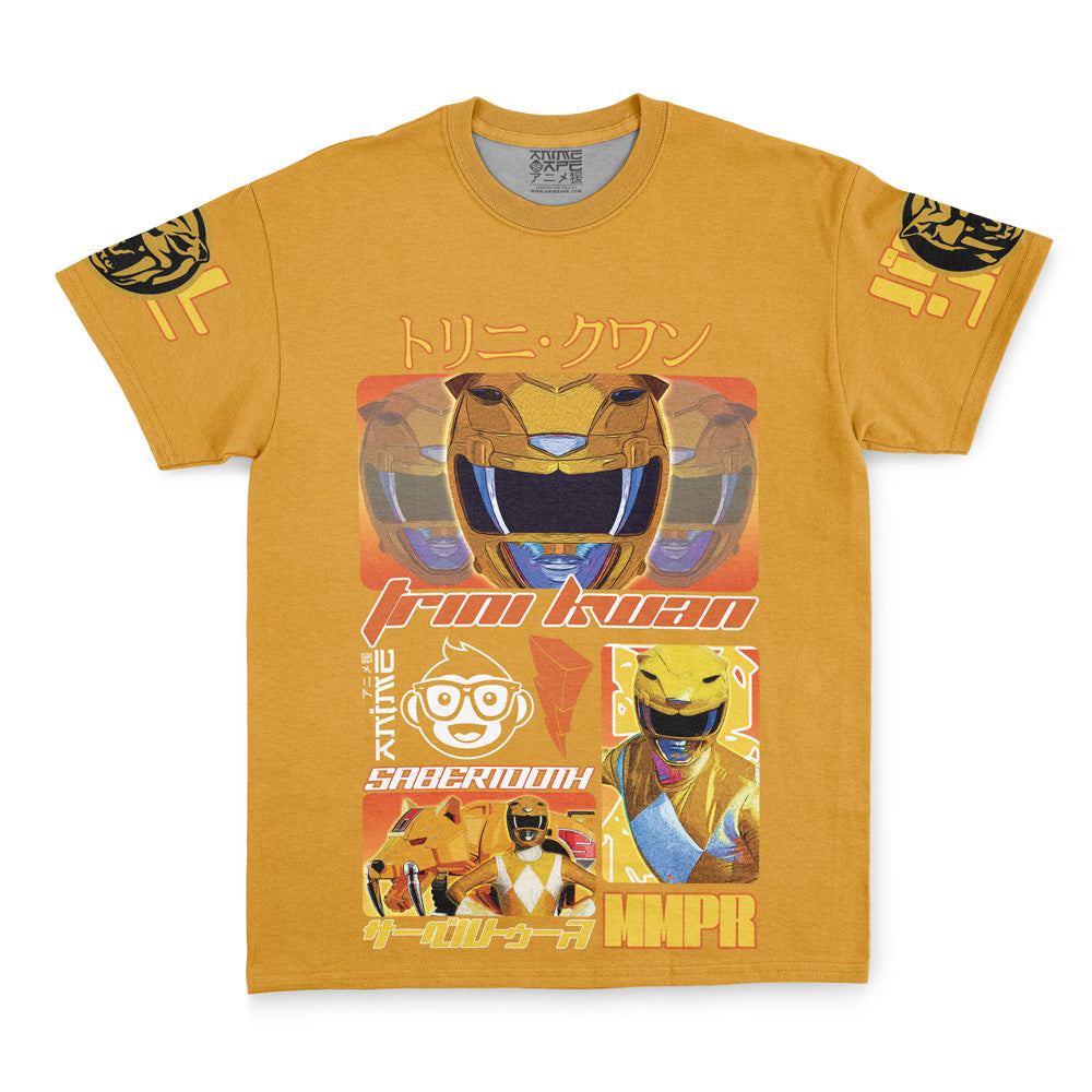 Yellow Ranger Mighty Morphin Power Rangers Streetwear T-Shirt