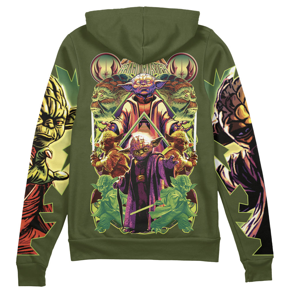 Jedi Grand Master Yoda Star Wars Streetwear Zip Hoodie Jacket