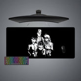 Yu Yu Hakusho Black & White Size Gaming Mouse Pad,