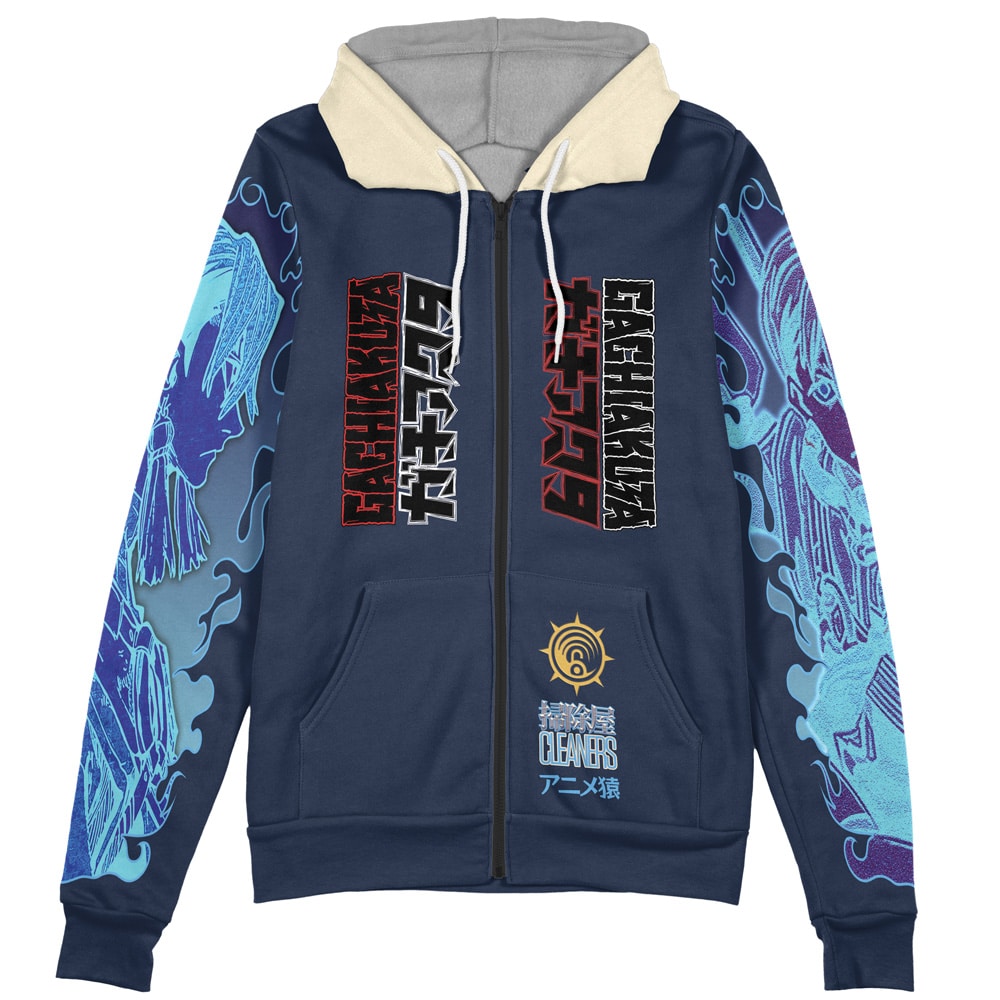 Zanka Nijiku Gachiakuta Streetwear Zip Hoodie Jacket