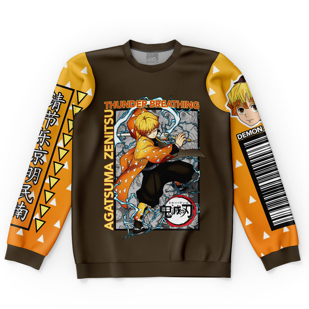 Agatsuma Zenitsu Demon Slayer Streetwear Sweatshirt