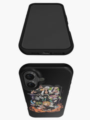 Nysekai "Demon Slayer Black and White Manga iPhone 11-16 Tough Case