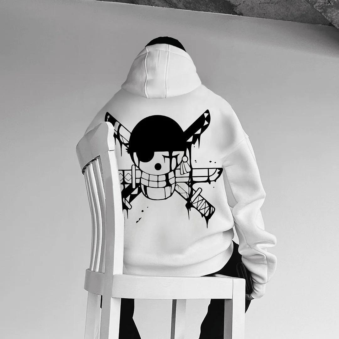 rononoa zoro Hoodie, One Pice Hoodie,Vintage 90s Bootleg Style Anime T-Shirt, Unisex Shirt, Retro Anime Tee, Vintage Graphic Tee