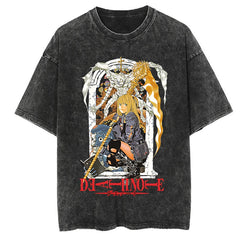Nysekai "Misa Amane" Death Note Vintage Washed Oversized T-Shirt
