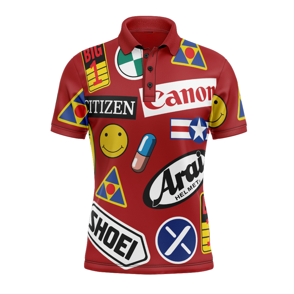 Akira Full Decals Polo Goft Shirt