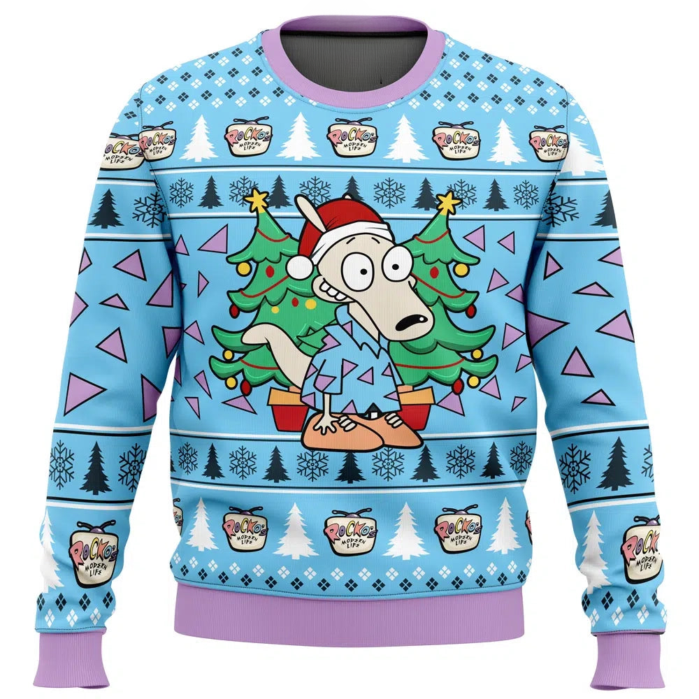 Christmas Rocko Rocko's Modern Life Ugly Christmas Sweater