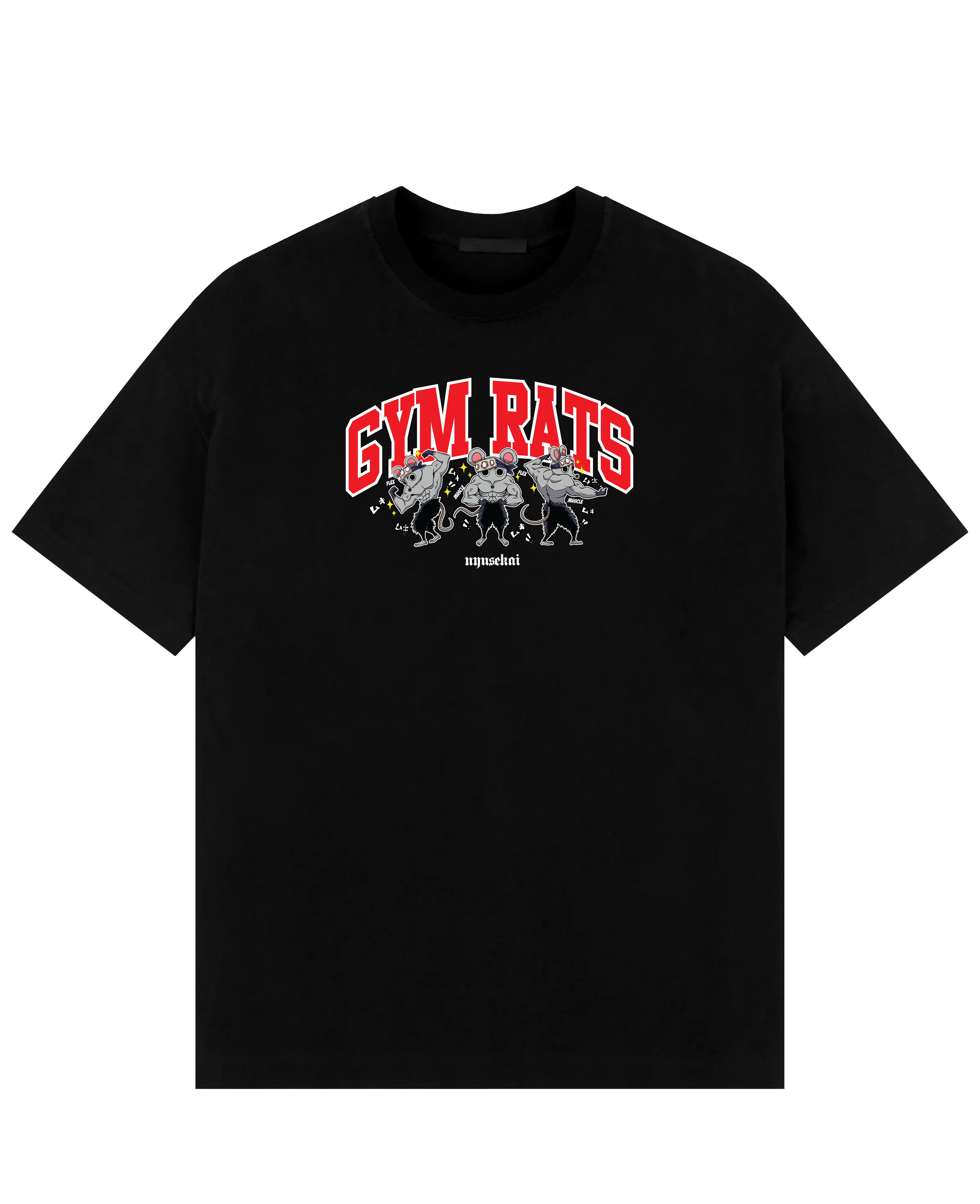 "Gym Rats - Demon Slayer" Oversized T-Shirt