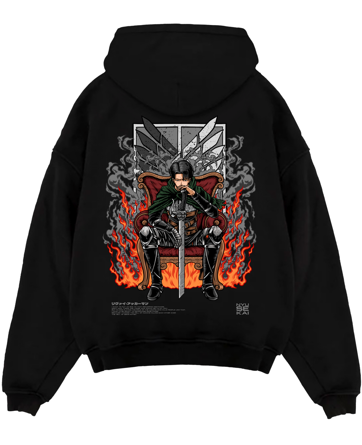 "Levi X Throne - AOT" Hoodie