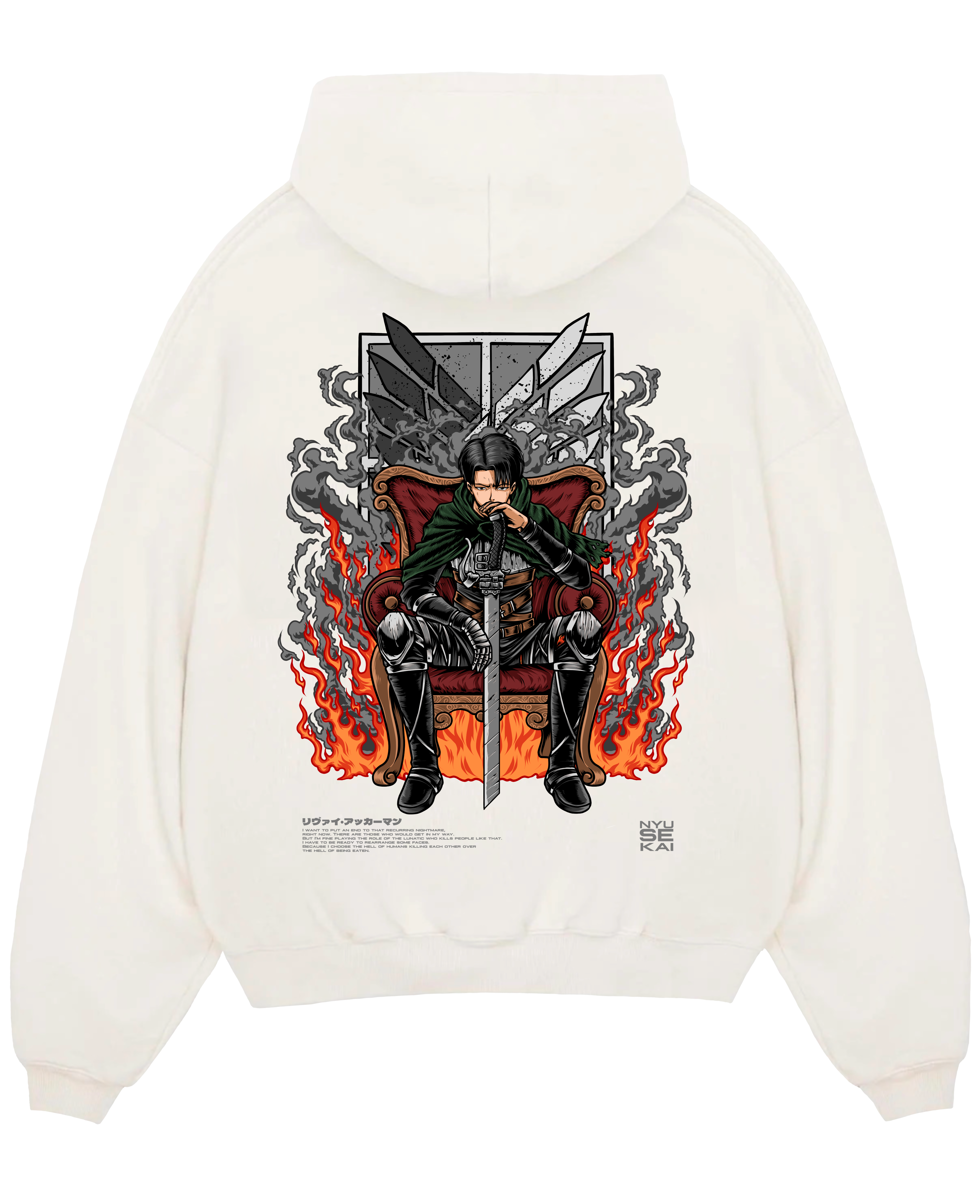 "Levi X Throne - AOT" Hoodie