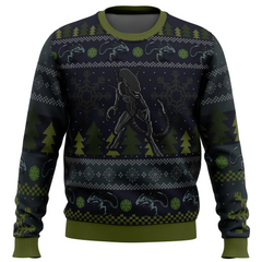 A Christmas Bug Hunt Xenomorph Ugly Christmas Sweater