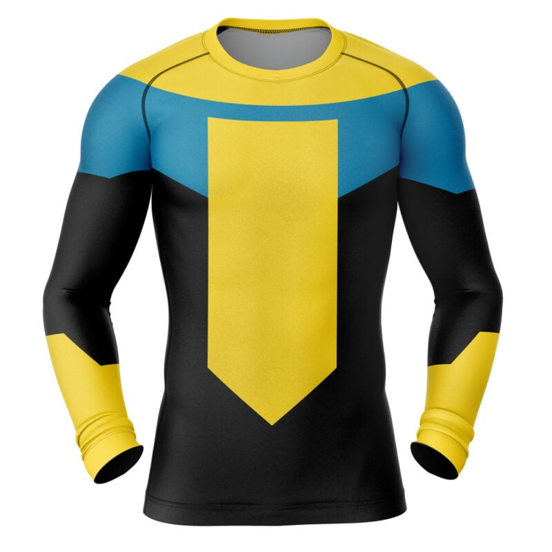 Invincible Long Sleeve Rash Guard Compression