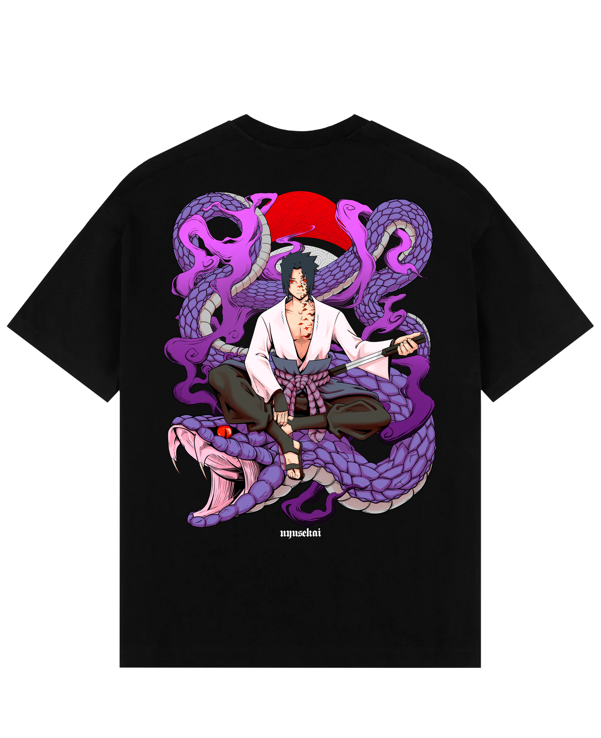 "Sasuke X Aoda - Naruto Shippuden" Oversized Shirt