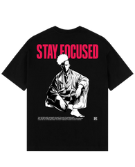 "Saitama X Stay Focused - One Punch Man" Oversize T-Shirt