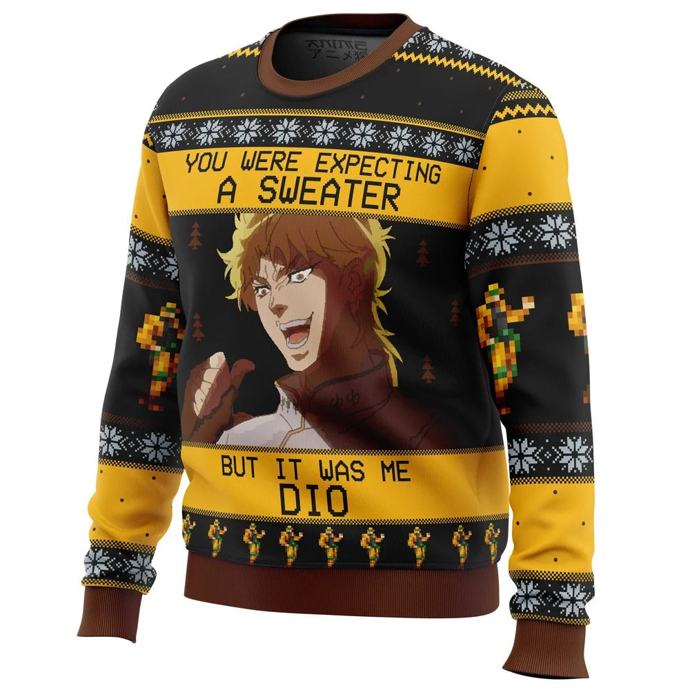Nysekai "It Was Me Dio" Jojo’s Bizarre Adventure Ugly Sweater