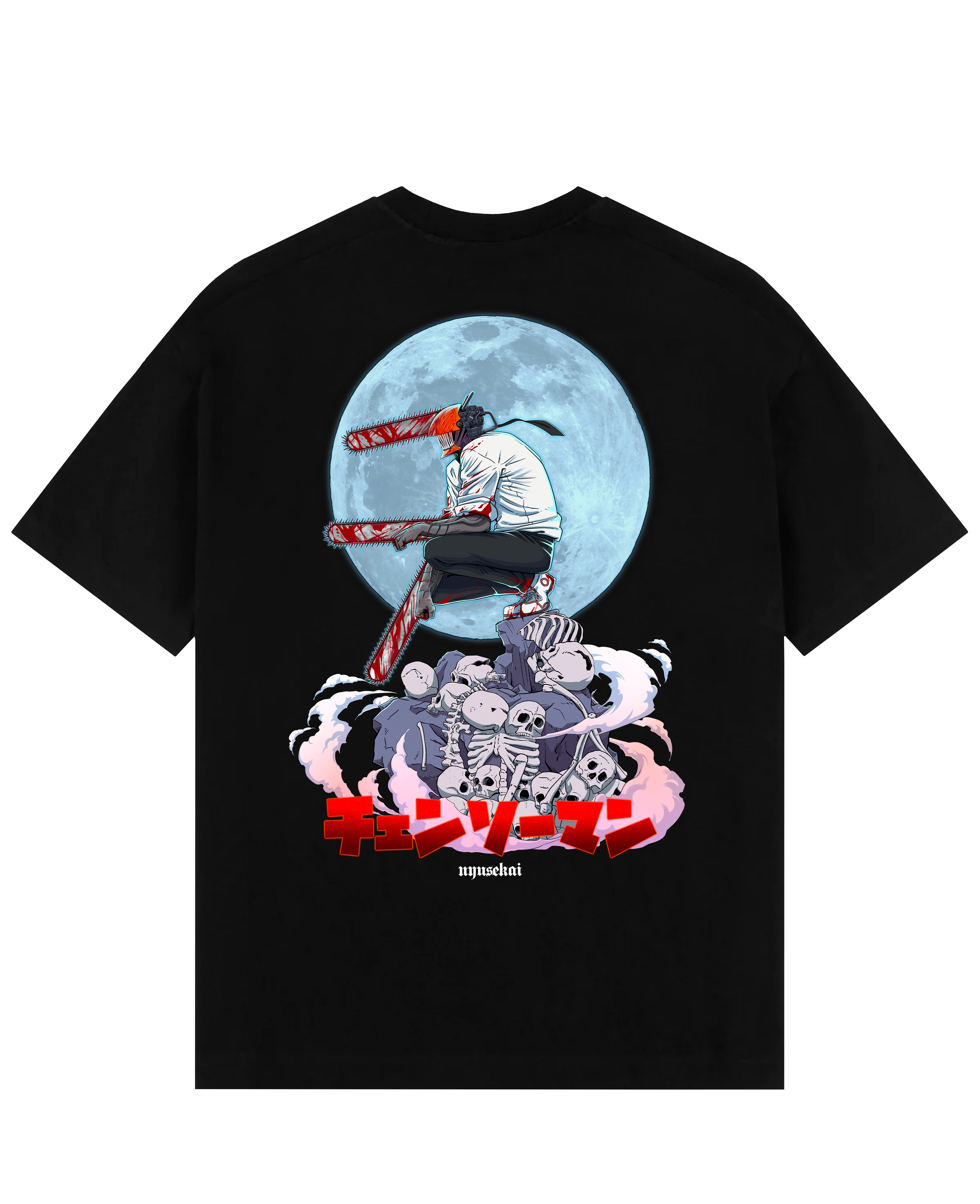 Nysekai "Chainsaw Devil x King of Hell - Chainsaw Man" Oversize T-Shirt