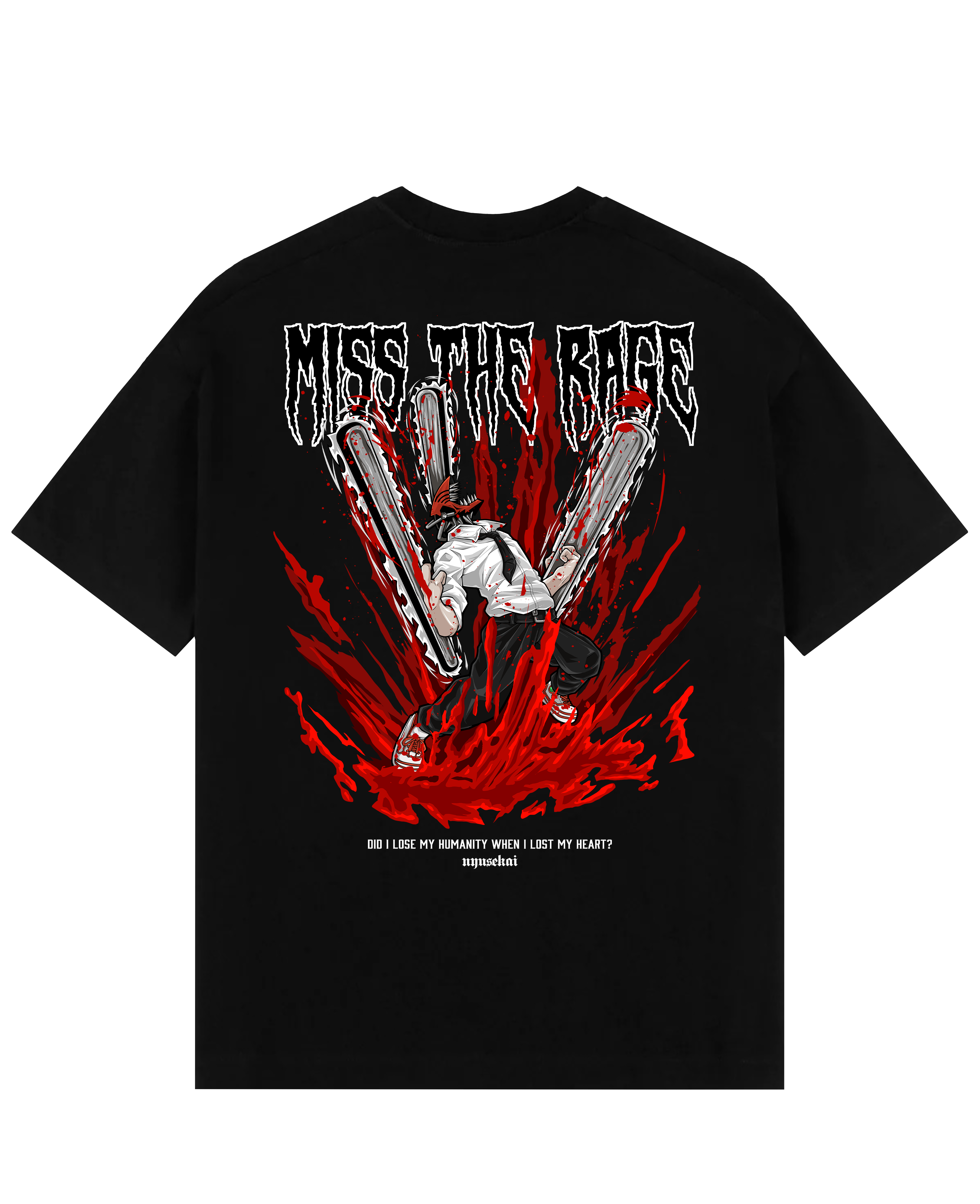 "Denji X Miss The Rage - Chainsaw Man" Oversize T-Shirt