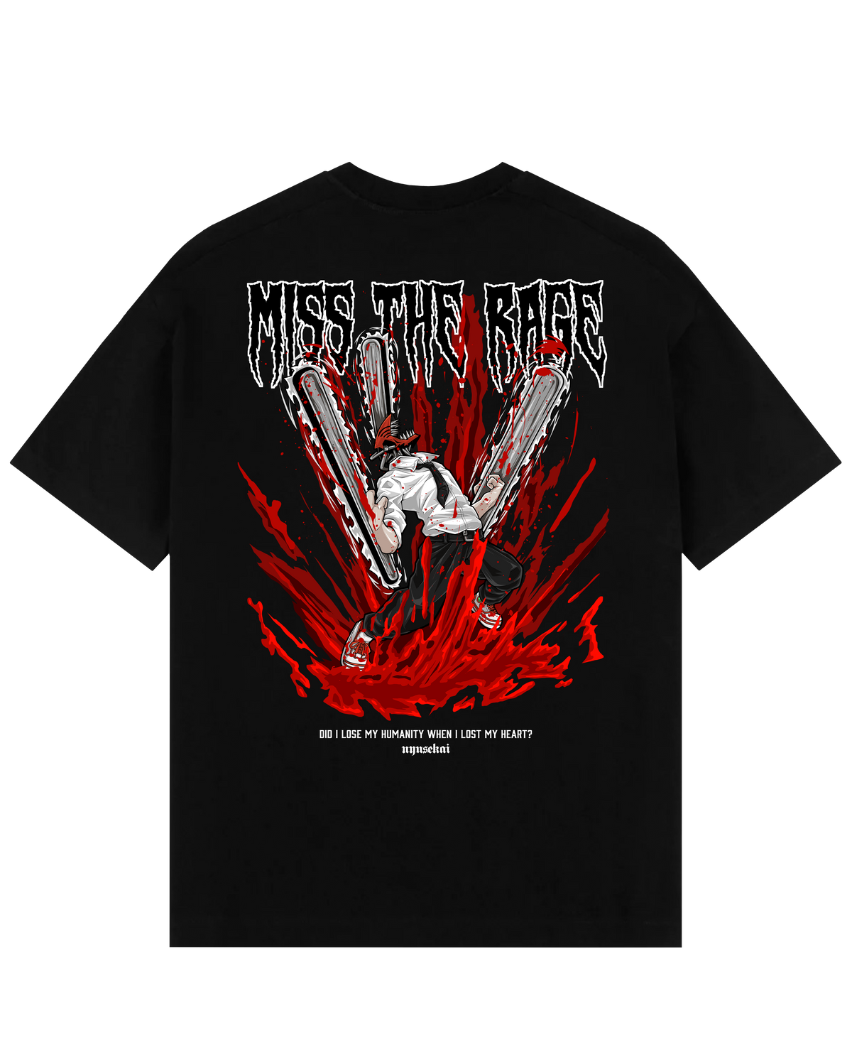 "Denji X Miss The Rage - Chainsaw Man" Oversize T-Shirt