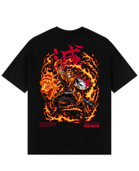 "Rengoku X Flaming Tiger - Demon Slayer" Oversize T-Shirt