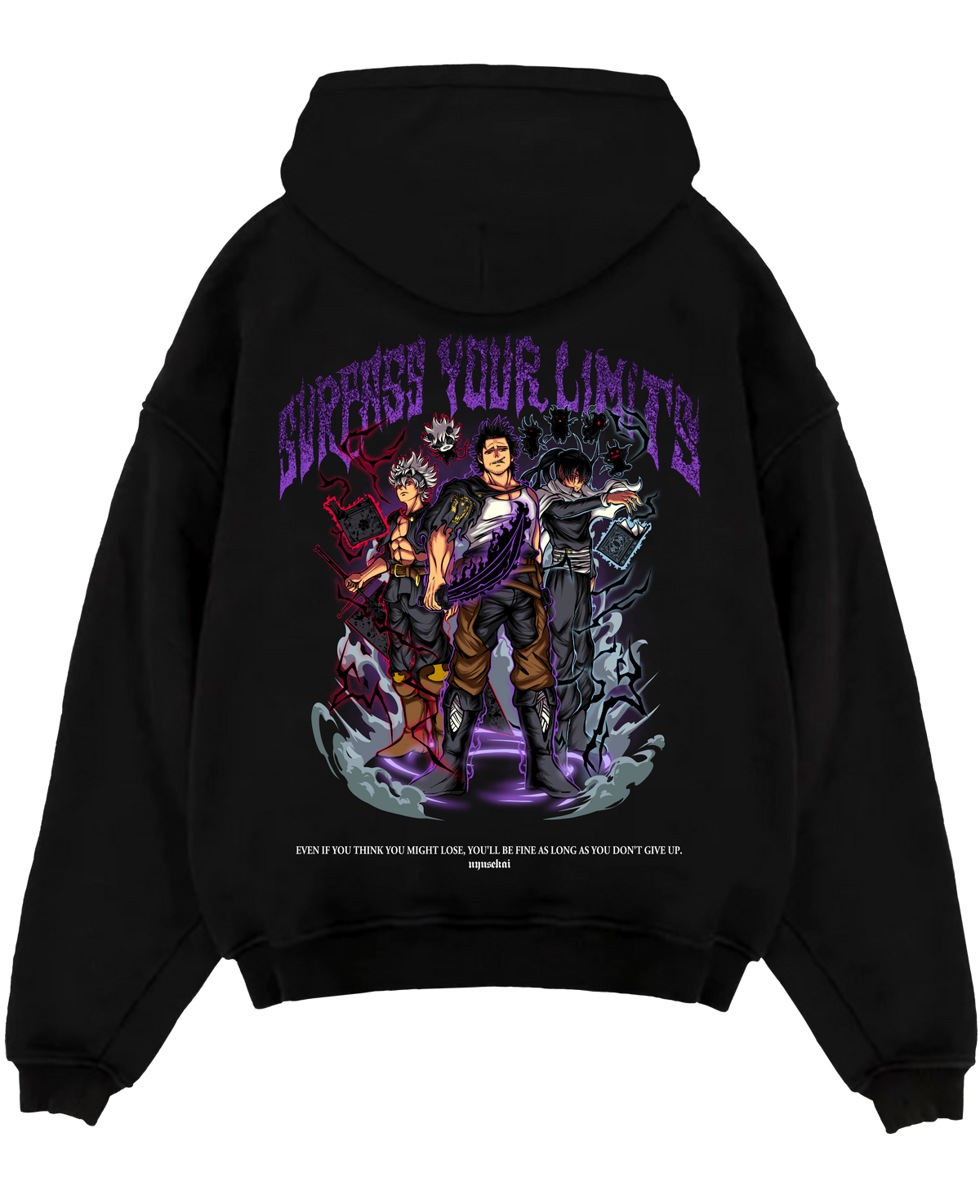 "Yami X Asta X Nacht - Black Clover" Hoodie