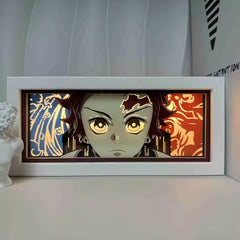 Nysekai "Tanjiro Devil" Demon Slayer Anime Light Box USB cable