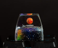 Universe Mars Galaxy keycap - Hirosart