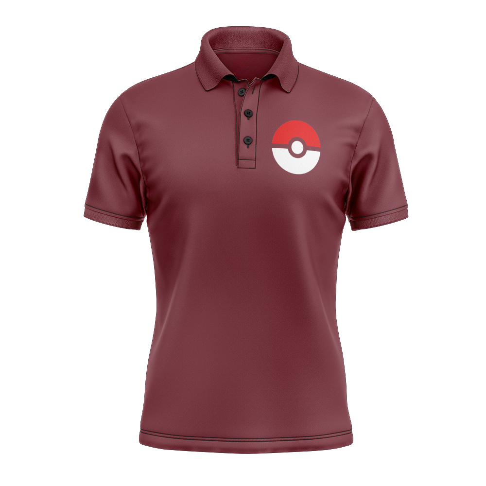 Blaziken Pokemon V3 Polo Goft Shirt