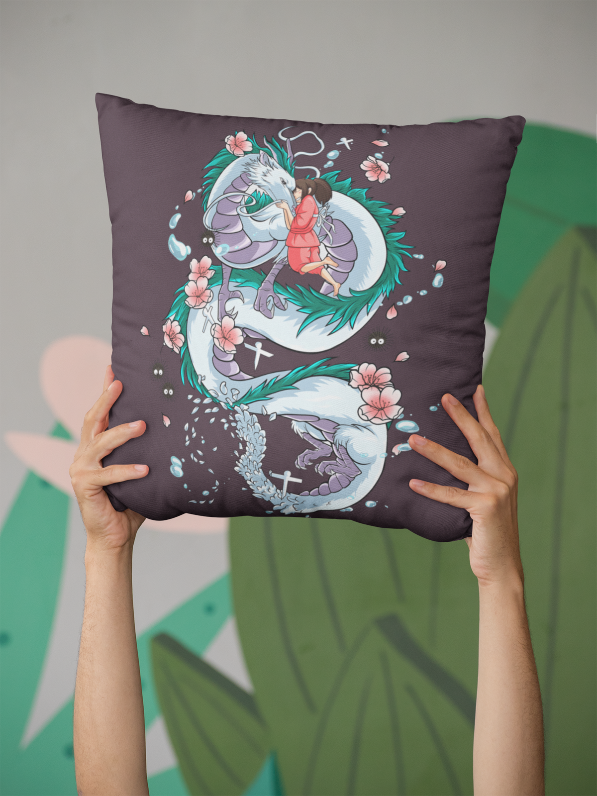 Nysekai "Haku & Chihiro - Spirited Away" Pillow