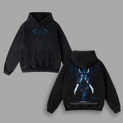 Nysekai "Beru" Solo Leveling Vintage Oversized Hoodie