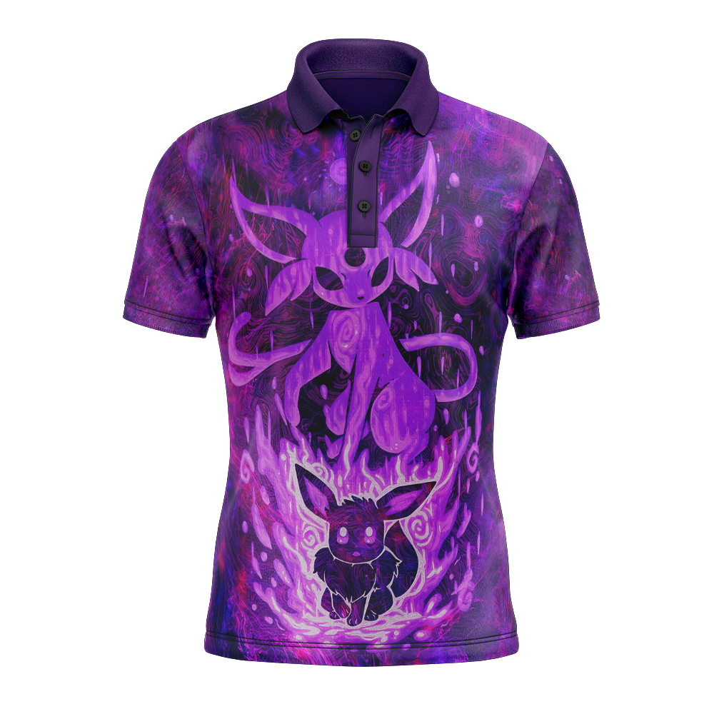 Blazing Espeon Polo Goft Shirt