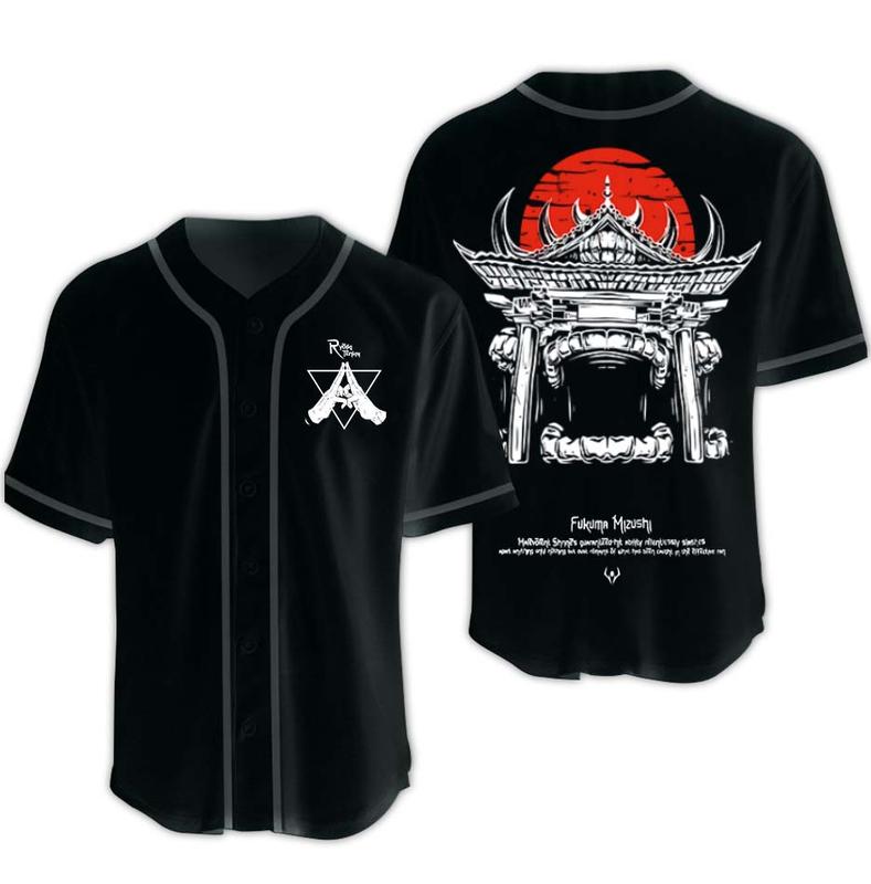 Nysekai "Jujutsu Kaisen Malevolent Shrine" Baseball Jersey