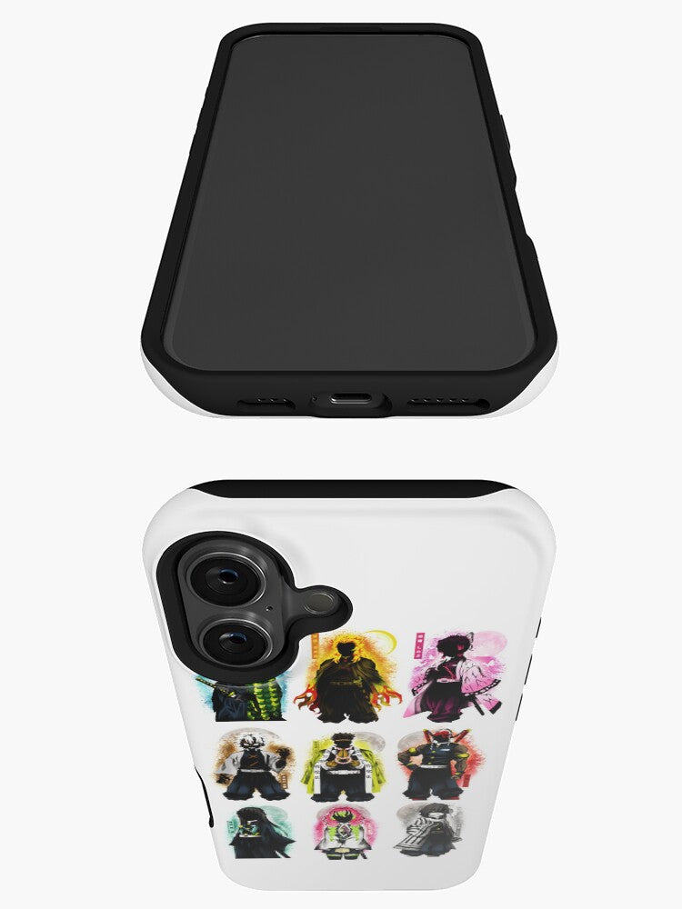 Nysekai "Nine Hashira" Demon Slayer iPhone 11Pro-16Pro Tough Case