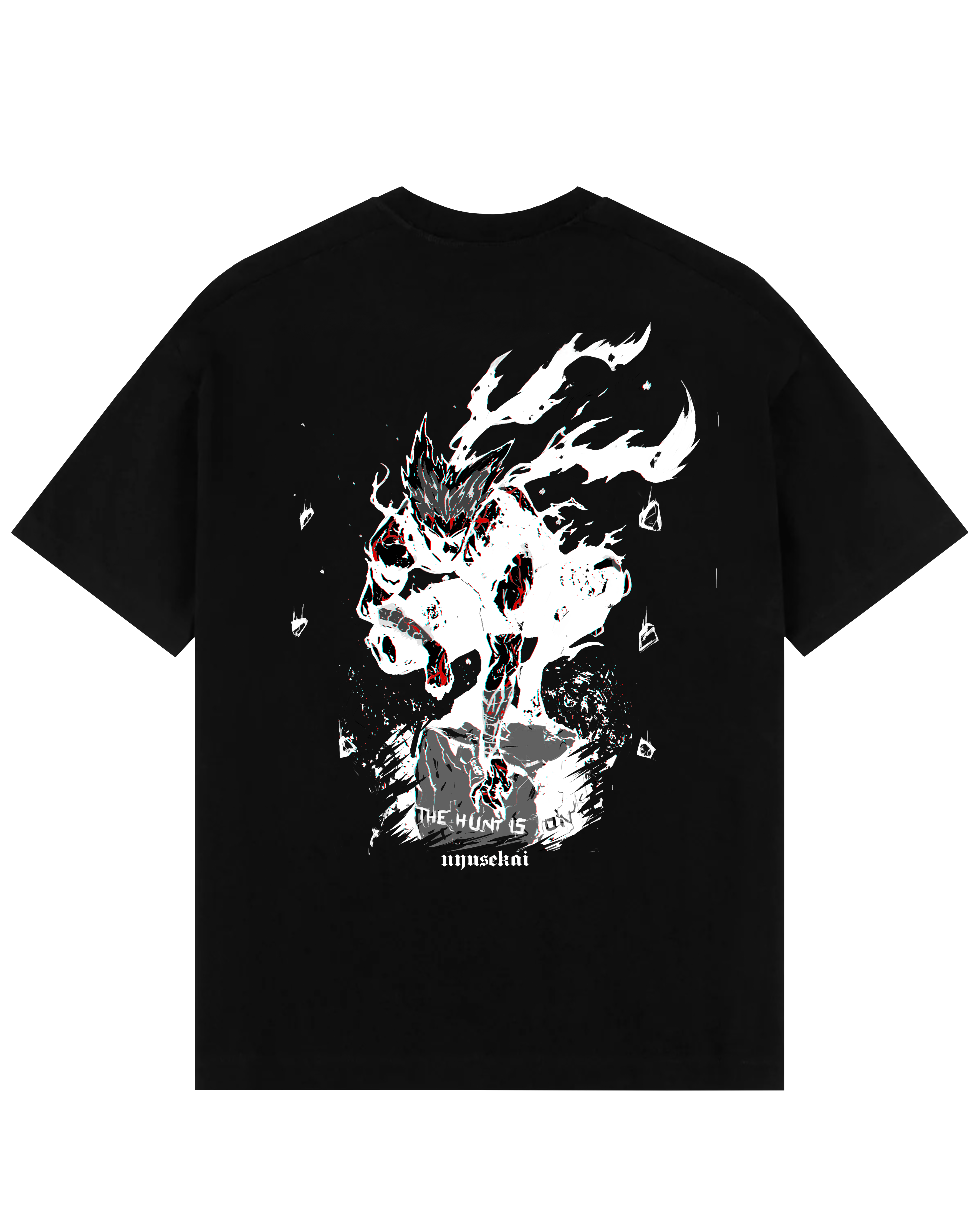 "Garou X THE HUNT IS ON - One Punch Man" Oversize T-Shirt