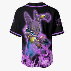 Nysekai "3D Anime Beerus Custom Fandom -  Dragon Ball " Baseball Tee