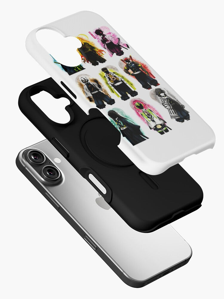 Nysekai "Nine Hashira" Demon Slayer iPhone 11Pro-16Pro Tough Case
