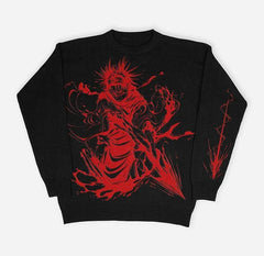 Nysekai "Choso Piercing Blood Knit - Jujutsu Kaisen" Sweatshirt