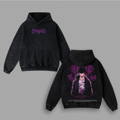 Nysekai "Sung Jin Woo" Solo Leveling Vintage Oversized Hoodie