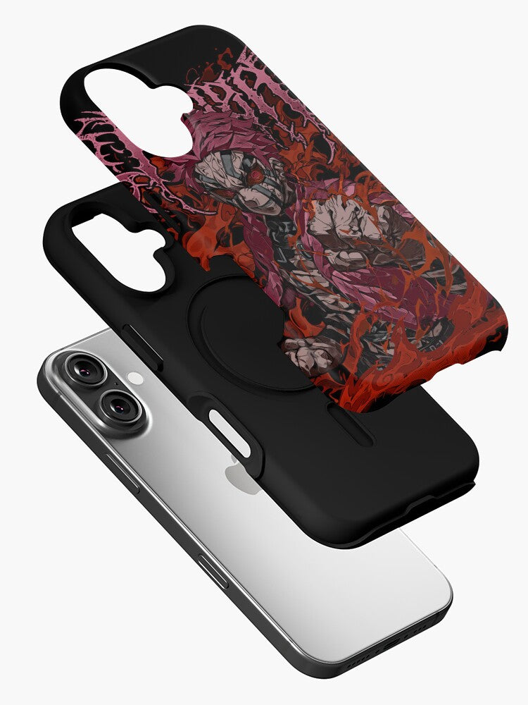 Nysekai "Upper Moon No 3" Demon Slayer iPhone 11Pro max-16Pro max Tough Case